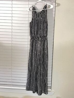 Maggy London Monochrome Striped Dress
